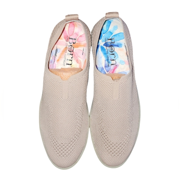 Born Antero Blush Knit Fabric Weave Slip-on Loafer Sneaker Women’s Size 8 M - Picture 6 of 8